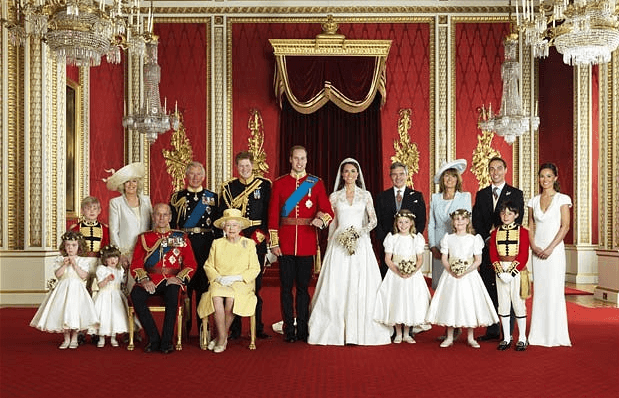 Kate and Prince William wedding attendants